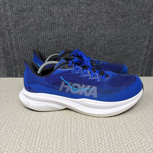 Hoka One One Other - Hoka One One Mach 6 Night Sky Blue Black Athletic Running Shoes Men’s 12 WIDE 2E